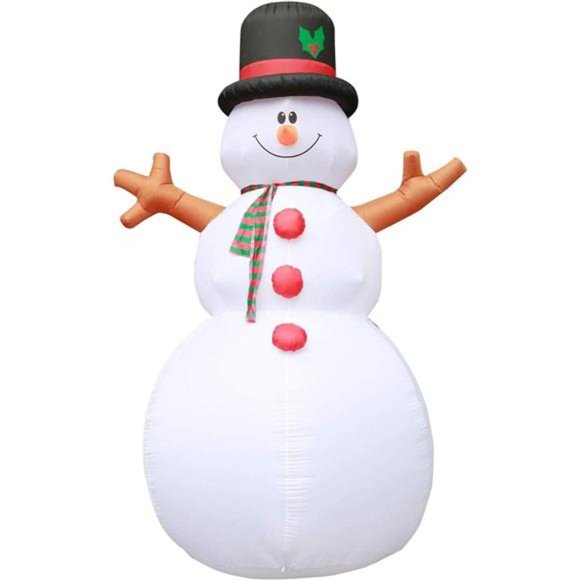 Christmas Inflatables Large 15fl Snowman - Inflatable Outdoor Christmas Decor